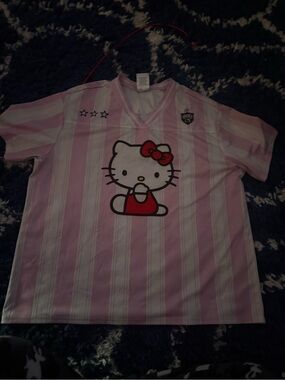 Hello Kitty Pink Striped Tee